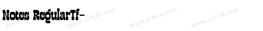 Notes RegularTf字体转换 Notes RegularTf字体转换